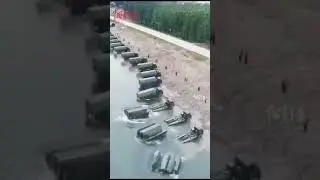 mobile military bridge🤯🤯#military #technology #war #militarytechnology