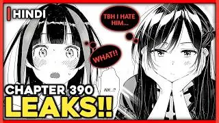 Rent-A-Girlfriend Chapter 390 Leaks Hindi | Mini vs Chizuru Confrontation!!⚠️
