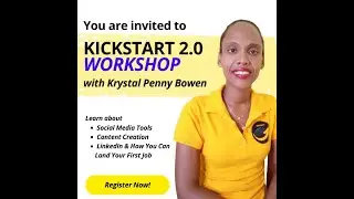 Get Job Ready Online With The Kickstart 2.0 Workshop with Krystal Penny Bowen
