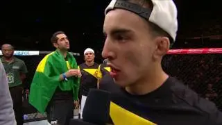 Fight Night Sao Paulo: Thomas Almeida Octagon Interview