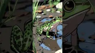 मेंढक 🐸 | Frog &ndash; Animals Around Us | Kids Learning