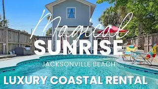 Magical Sunrise | 2BR Retreat with Oversized Pool & Fire Pit in Jacksonville Beach, Florida