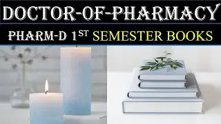 PHARM_D First Semester Recommended Books(2023) | Important Vedio In Terms Of Viva | Pharmacy Books