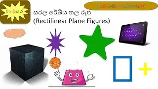 සරල රේඛීය තල රූප/ 6  වසර/Sarala Rekhiya Thala Rupa
