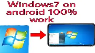 How to run Windows7 (Fast OS) on Android...!!(With proof)