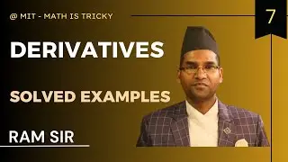 DERIVATIVES TIPS,TRICKS, WITH SOLVED EXAMPLES PART- 7,mit-math is tricky