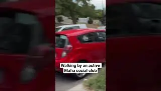 I walked right past an active mob social club #mob #mafia #newyork