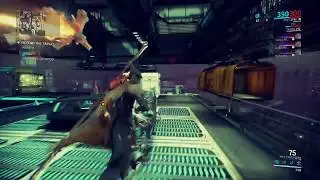 Warframe: late night mission with a random squad.