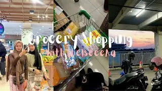 VLOG 3 | Grocery Shopping with Chelseeaaaa ⭐️🛍️🍌, over budget 🤯 chelsea tbtb gabisa bayar, etc!