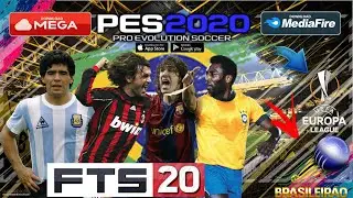 LAN&Ccedil;AMENTO! FTS 20 Com Brasileir&atilde;o★Mod Pes 20▶Elencos Atualizados, Gr&aacute;ficos Hd★Com Lendas & ESTRELAS