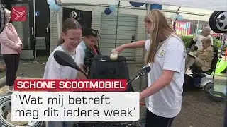 Tijdelijke wasstraat voor scootmobielen en rollators | Omroep Flevoland