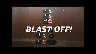 AMAZING MOTOR OTIS series 5 hydraulic elevator at Holiday Inn, Grand Island NE