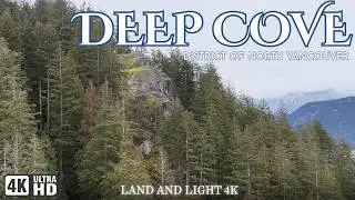 Deep Cove, District of North Vancouver, British Columbia, Canada 4K Drone Relaxation Video🌿