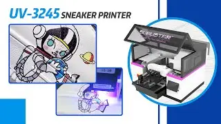🔥UV-3245 Sneaker Printer: Revolutionizing Custom Footwear Production!