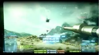 BATTLEFIELD 3 TRIFECTA | insane tank shots