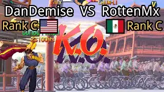 Street Fighter Alpha 2 (960430 USA): DanDemise (US, Rank C)  vs RottenMx (MX, Rank C)