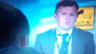 Hollyoaks - Warren interviewing about Bart's murder with DS Thorpe.