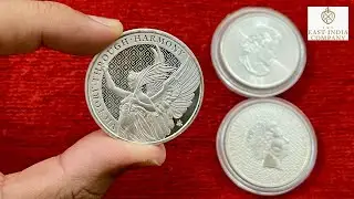 2021 St. Helena Queen's Virtues Victory 1 Oz Silver Coin | East India Company