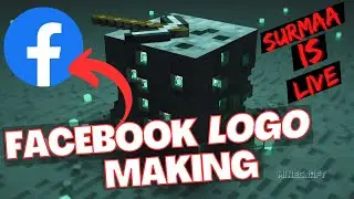 🔴MINECRAFT SURVIVAL FACEBOOK LOGO MAKING CHILL STREAM 🔴#live #indianstreamer #minecraftlive