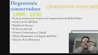 Historia de Colombia siglo XX, capitulo 1, La Hegemonía Conservadora