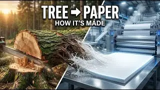 From Forest to Factory: How Paper is Made at Industrial Scale