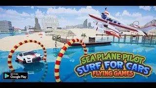 Sea Plane Pilot Surf for Cars Driving: Flying Game