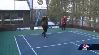 Tennis in the winter? Platform tennis tournament underway