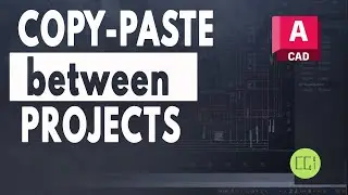 🎯 Copy Paste Between Drawings At The Same Place - AUTOCAD Quick Tip