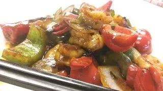 How to make king prawns and black bean sauce