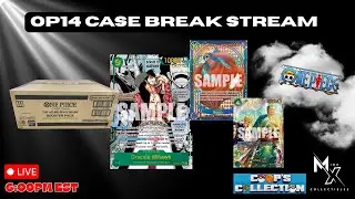 LIVE NOW: Mike X Collectibles Online TCG Store &ndash; OP14 Case Break Livestream w/Coop's Collection