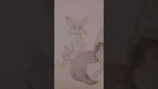 2 cute fox drawing 😍 🦊🦊 #youtubeshorts #shorts #art #drawing #fox #artist #pencilsketch