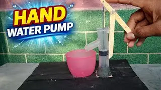 DIY Mini Hand Water Pump | Working Model |Small Size Hand Pump