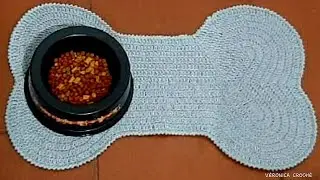 🦴🐾🐶TAPETE DE OSSO EM CROCHÊ PARA PET