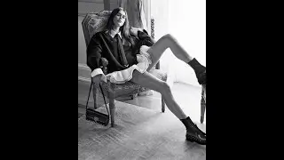 Kaia Gerber is the face for Valentino Black Tie Campaign