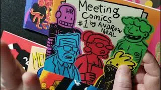 Zine Cuisine- ZINE REVIEW 1 - Meeting Comics by Andrew Neal