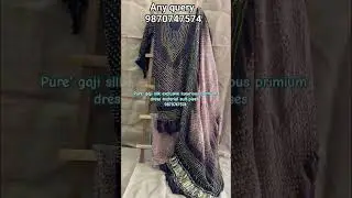 pure gaji silk exclusive premium bandhani dress material suit pises