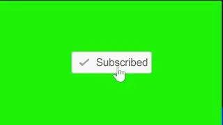 Click The Subscribe Button Green Screen