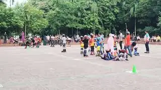 speed roller skating race⛸️⛸️, azad skating club, Jia uddan, Dhaka with Mukot mia