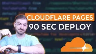 Учебное пособие по Cloudflare Pages &mdash; разверните свой статический сайт примерно за 90 секунд