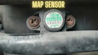 Map sensor location on Mercedes W168 1.4 Petrol