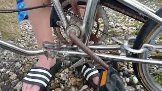 How to fold the folding bike |  Repairing a Foldable Bike for Uber Eats Delivery  Part 2