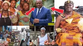  Dormaa king praises john mahama/ market women's also vow to go naked if mahama did not contest 2028