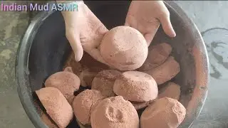 ASMR beautiful Rose mud dry crumbling in tub 🤌🏻🥀with power playing 🍂