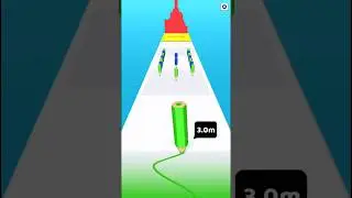 PENCIL RUN GAMEPLAYLEVEL 60|#satisfying#viral#shorts