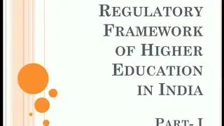 UGC NET Paper 1| Regulatory Framework of Higher Education| By Ms Varnika