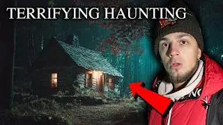 Our SCARIEST Experience While Filming - DEMON CAUGHT ON CAMERA IN HAUNTED CABIN