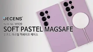 [DECENS} M939 SOFT PASTEL MAGSAFE 실리콘 핸드폰 케이스