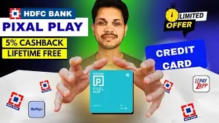 HDFC pixel play credit card lifetime free ⚡ pixel play credit card ⚡ Best lifetime free credit card