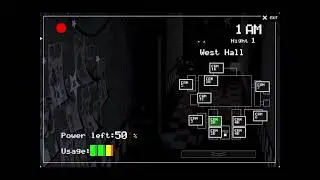 I caught foxy running on the camera #FNAF #FASTFOXY4EVER