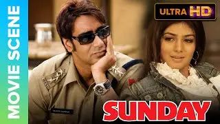 420 वाली भूत इधर है | Sunday (2008) | Irfan Khan, Ajay Devgn, Ayesha Takia | Comedy Movie Scene (HD)